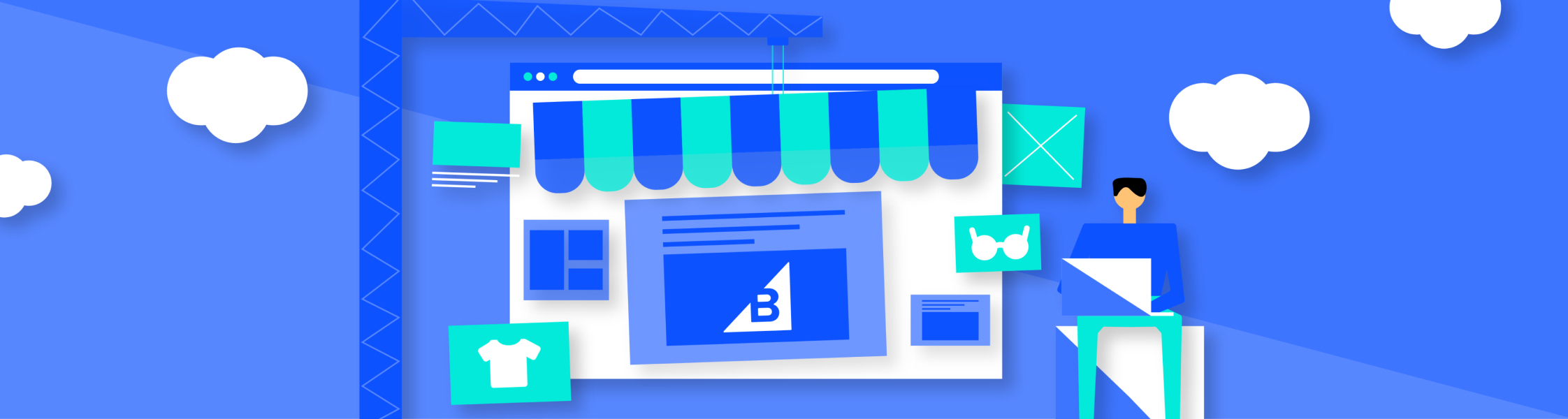 Article header online market place building a store