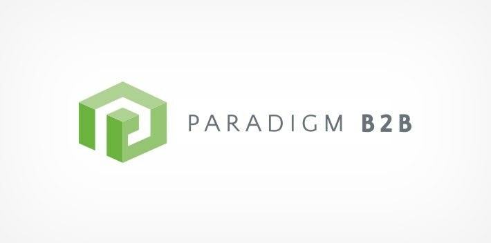 Custom Card Thumbnail Logo Paradigm B2B