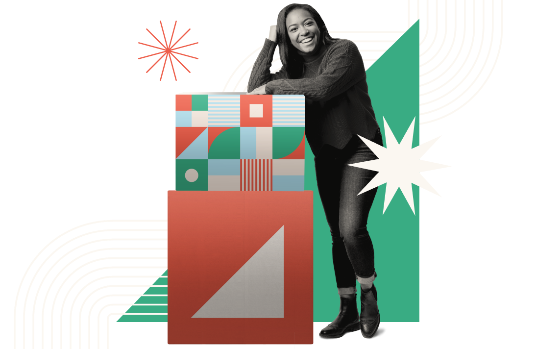 Collage 2022 holiday person gift box bigcommerce