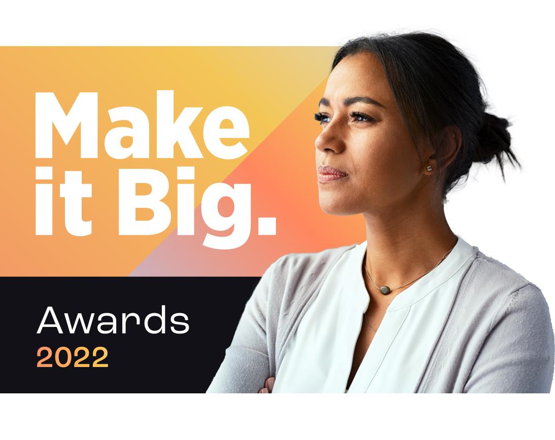 Collage person make it big awards 2022 bigcommerce