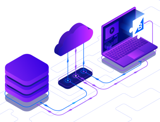 Illustration api server cloud platform bigcommerce